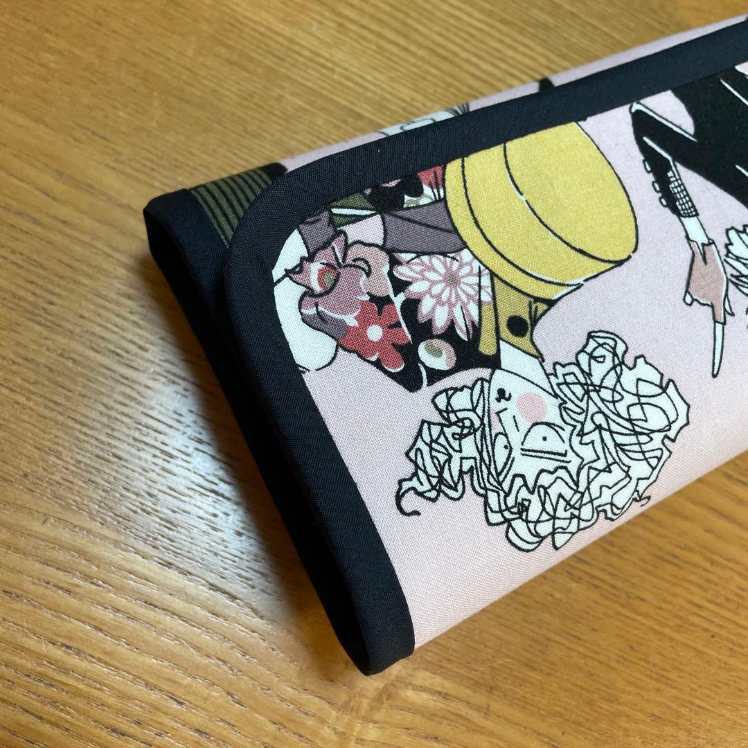 みなつ　長財布　やりくり財布　ハンドメイド