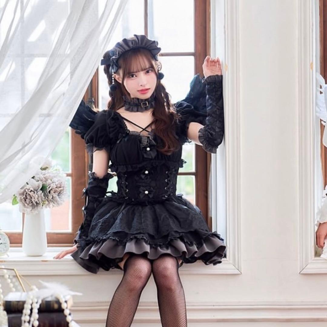 malymoon マリームーン コスプレ ゴシックドールエンジェル 黒 ブラック