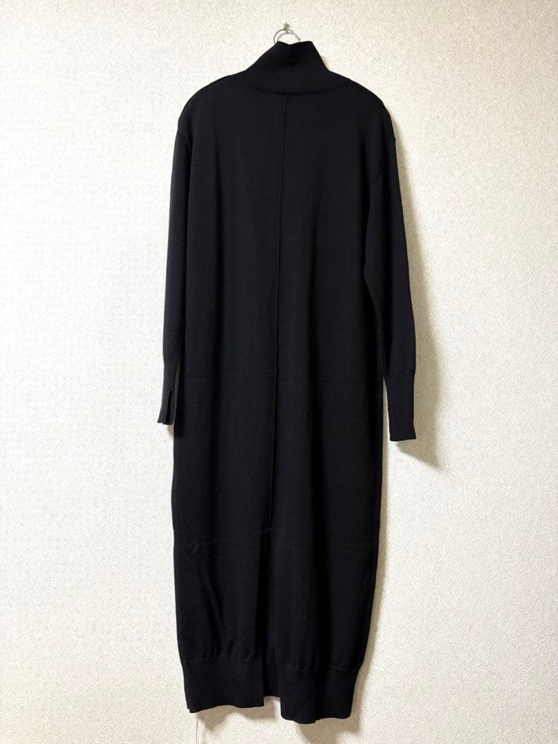 GALLARDAGALANTE タグ付きハイネックロングニットワンピース 黒