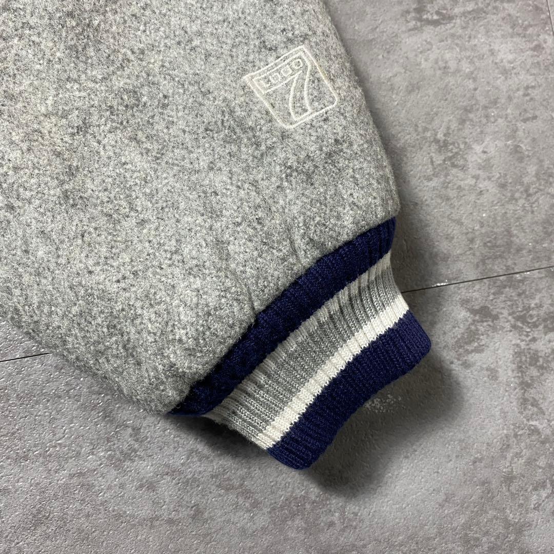 90's NFL ダラス・カウボーイズ　バックロゴ　ウール　中綿　スタジャン