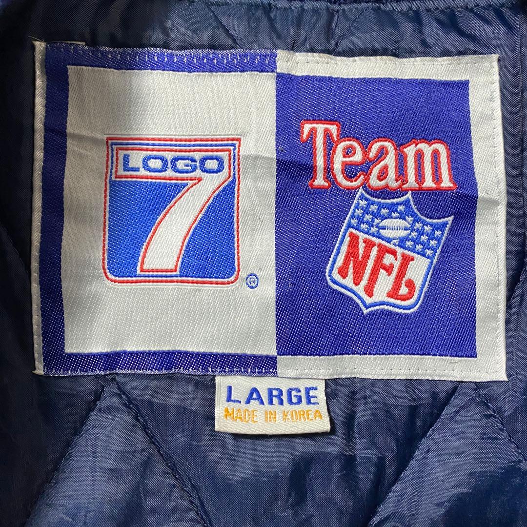 90's NFL ダラス・カウボーイズ　バックロゴ　ウール　中綿　スタジャン