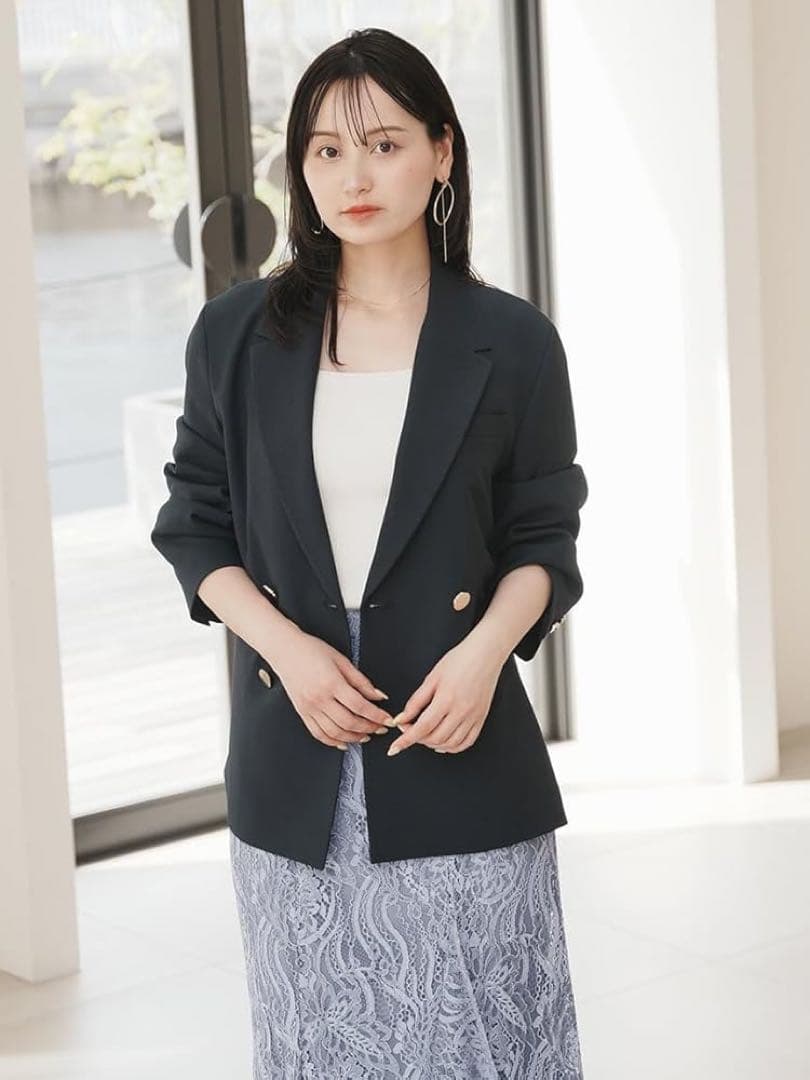 SNIDEL スナイデル ダブルブレストテーラードジャケット