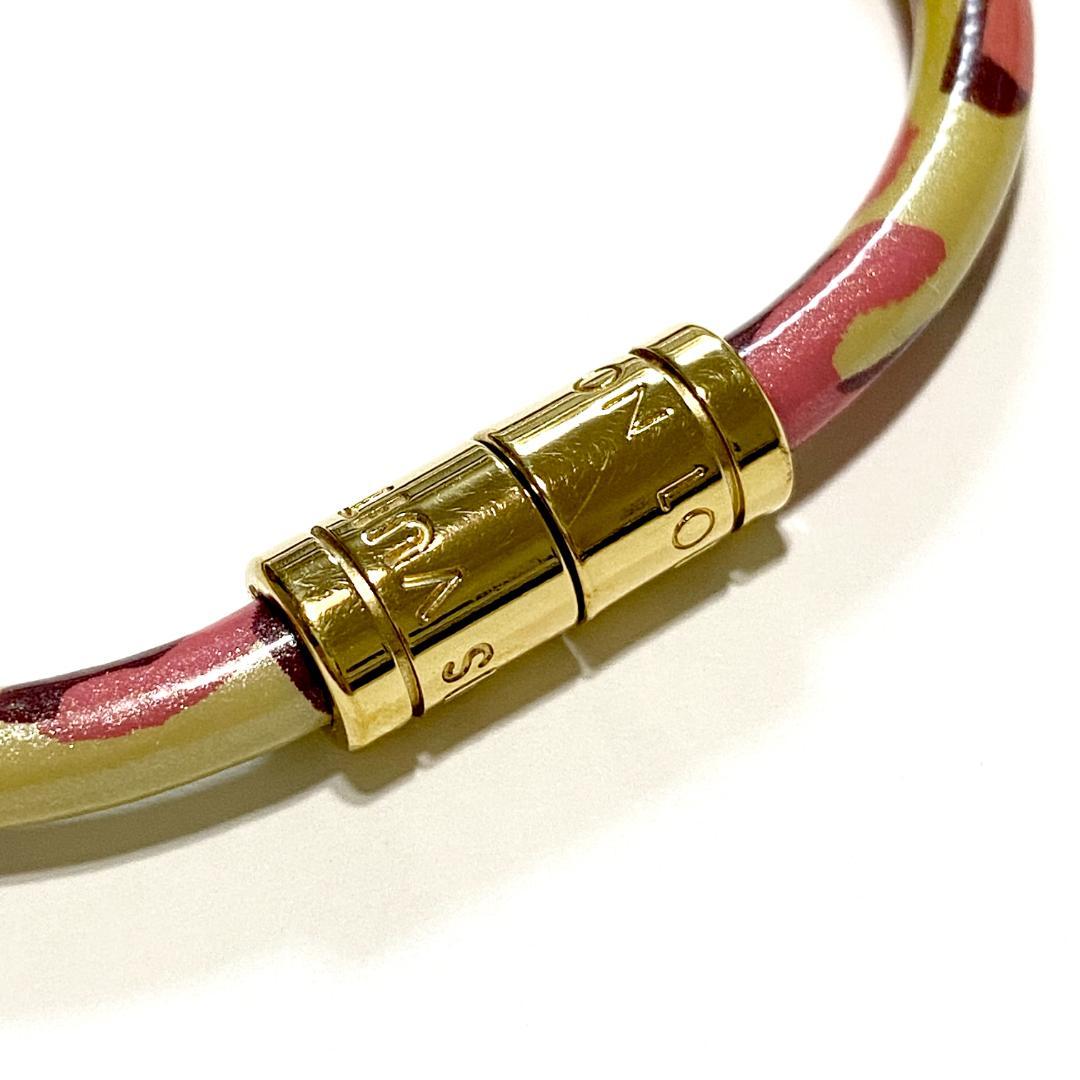 LOUIS VUITTON ブラスレキープイット レオパード バングル