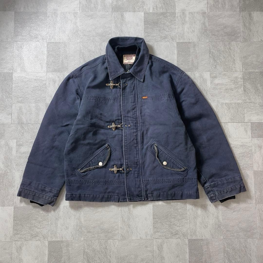 ジャケット・アウター Euro Vintage Fireman Jacket Short M Navy