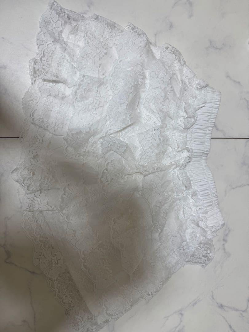 Treat ürself girly lace tutu white