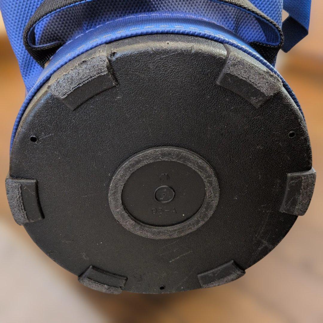 ※タバコ臭付着・黄ばみ色あせ汚れ切れ擦れ有りジャンボ尾崎プロ太陽 キャディバッグ