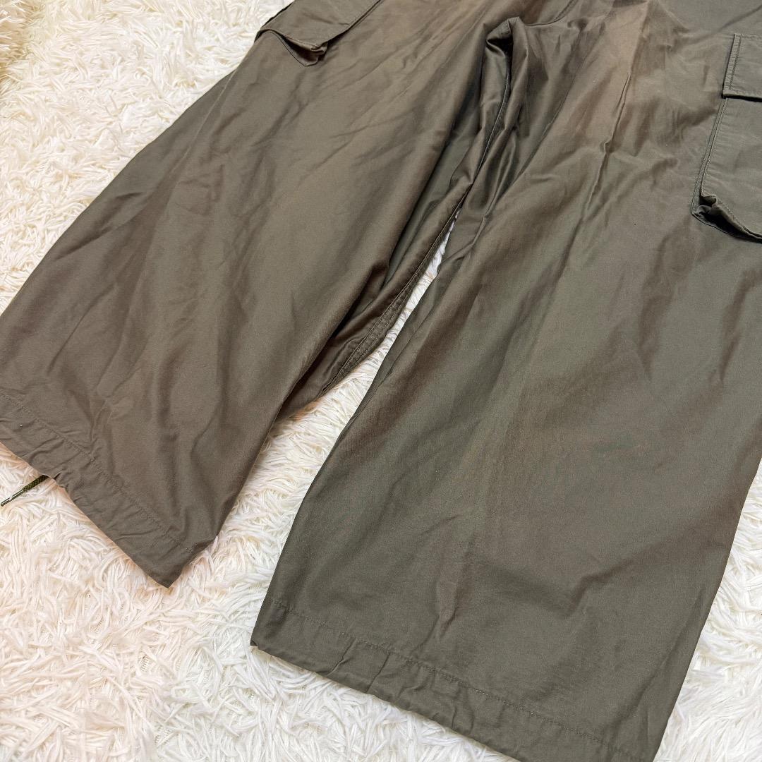Needles ニードルス カーゴパンツ Mサイズ オリーブ ドローコード付き