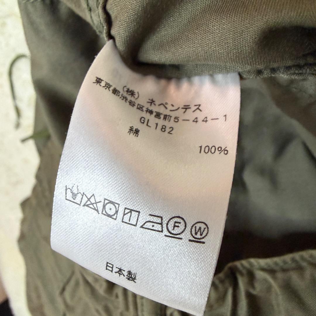 Needles ニードルス カーゴパンツ Mサイズ オリーブ ドローコード付き