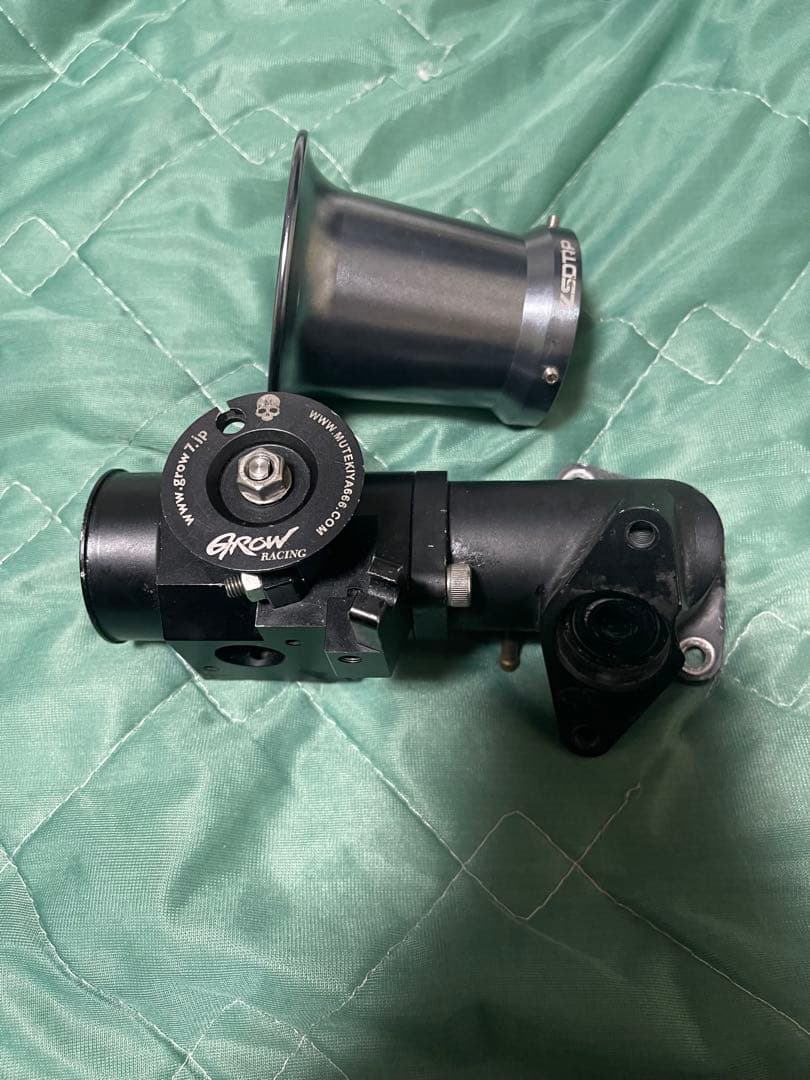 VGGROWビックスロットル ロングファンネル ステルスミラー3点セット