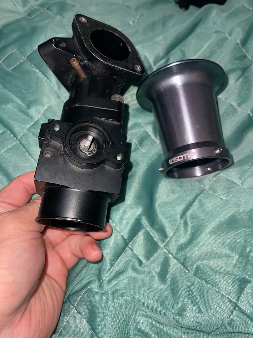 VGGROWビックスロットル ロングファンネル ステルスミラー3点セット