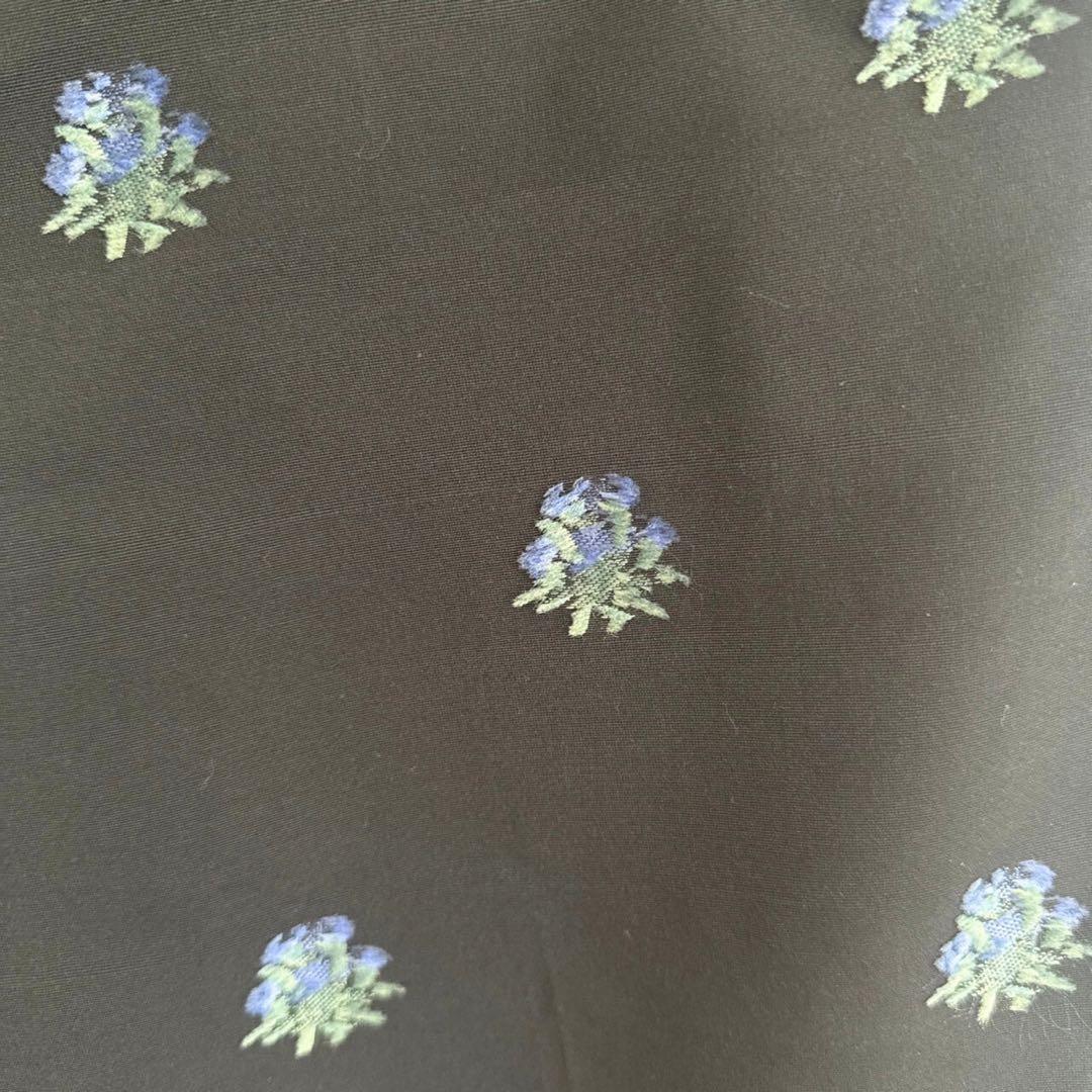 【美品】LOEFF アザミ ジャカード クロップドパンツ ロエフ