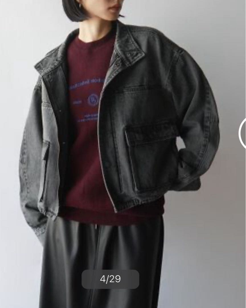 ともりん ラディエイト デニムジャケット　新品未使用　ラシュッド　vin