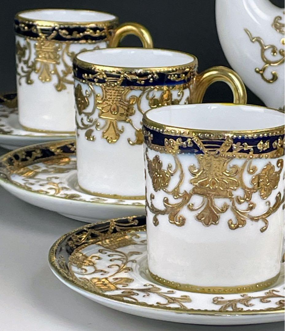 【専用】オールノリタケ デミタスセット ティーポット カップ ソーサー2客セット