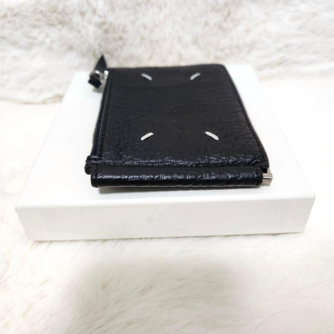 ✨極美品　正規品✨マルジェラ　マネークリップ　二つ折り　ステッチ　カレンダー　黒