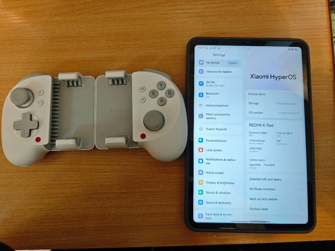 Xiaomi Pad Mini ブラック12+256g中国版 Redmi セット