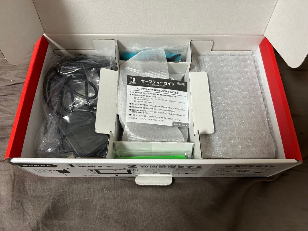 Nintendo Switch スイッチ　極美品　ネオンパープル　ネオンオレンジ