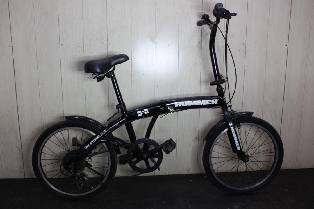 HUMMER 20インチ シマノ６速 BLACK 折り畳み自転車