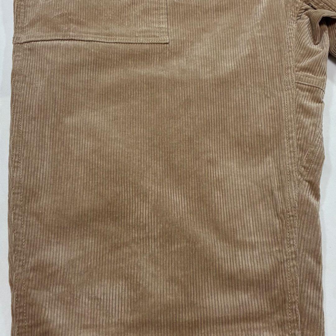 美品 GRAMICCI グラミチ コーデュロイルーズテーパードパンツ ベージュL