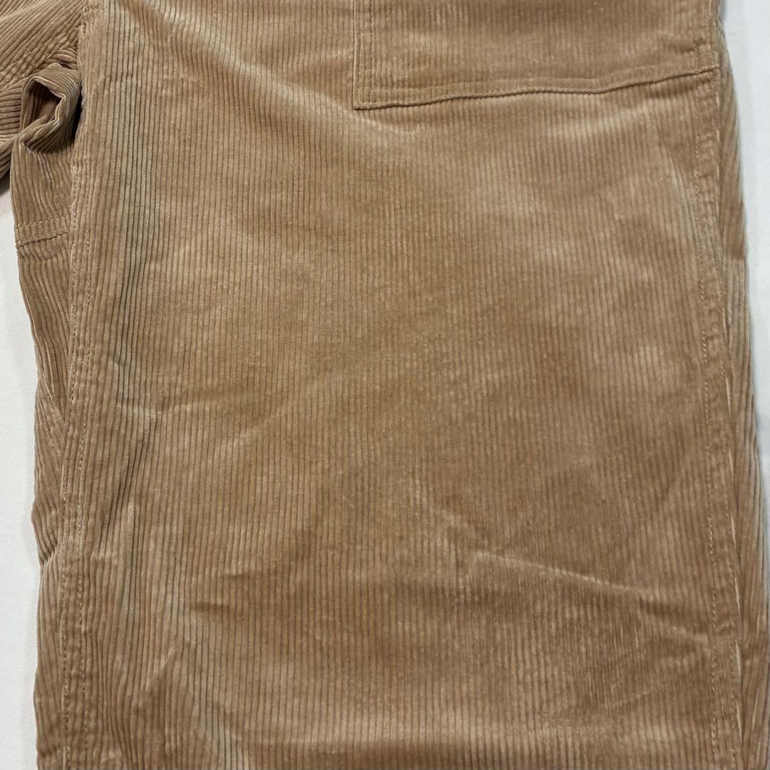 美品 GRAMICCI グラミチ コーデュロイルーズテーパードパンツ ベージュL