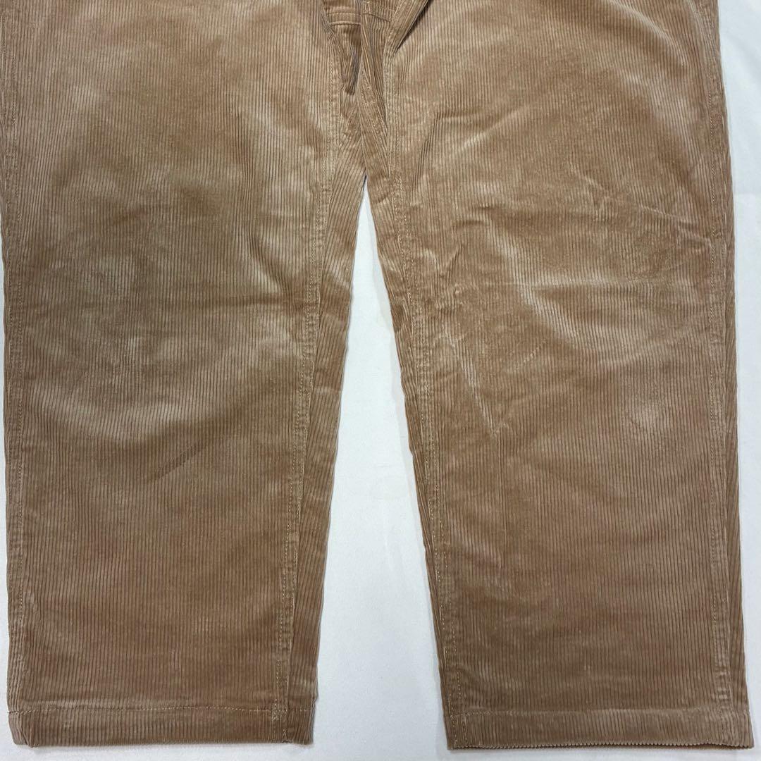 美品 GRAMICCI グラミチ コーデュロイルーズテーパードパンツ ベージュL
