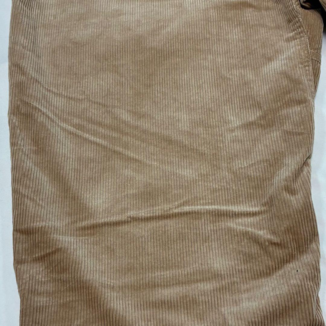 美品 GRAMICCI グラミチ コーデュロイルーズテーパードパンツ ベージュL