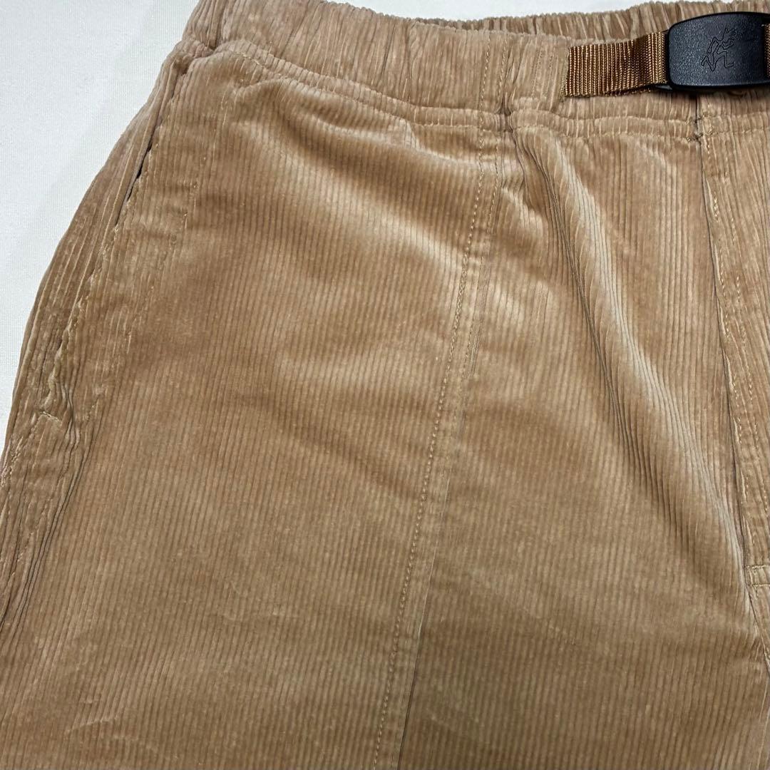 美品 GRAMICCI グラミチ コーデュロイルーズテーパードパンツ ベージュL