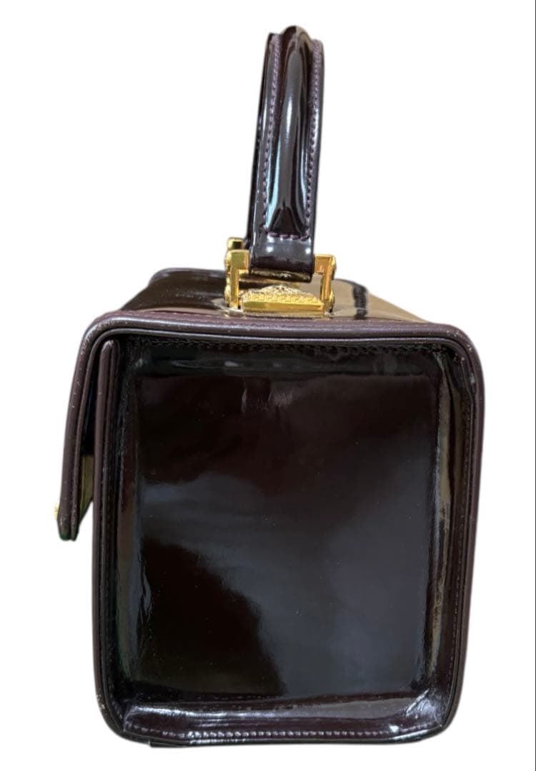 【VERSACE ヴェルサーチ】極希少品！ハンドバッグ サンバーストロゴ 美品！