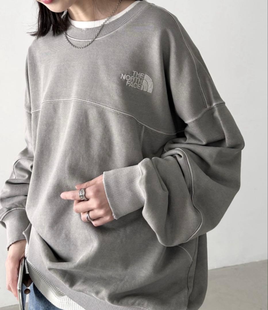 新品　THE NORTH FACE ワンポイント ロゴ刺繍 オーバースウェット