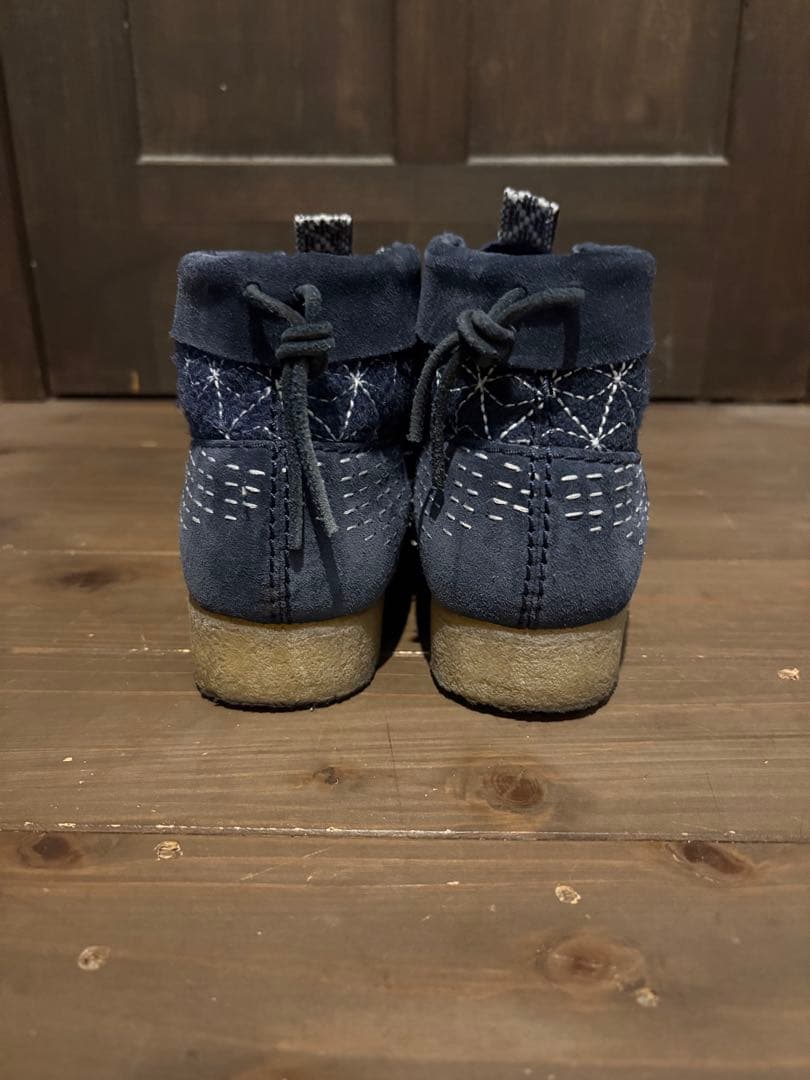 クラークス　オリジナル　刺子　ワラビーブーツ