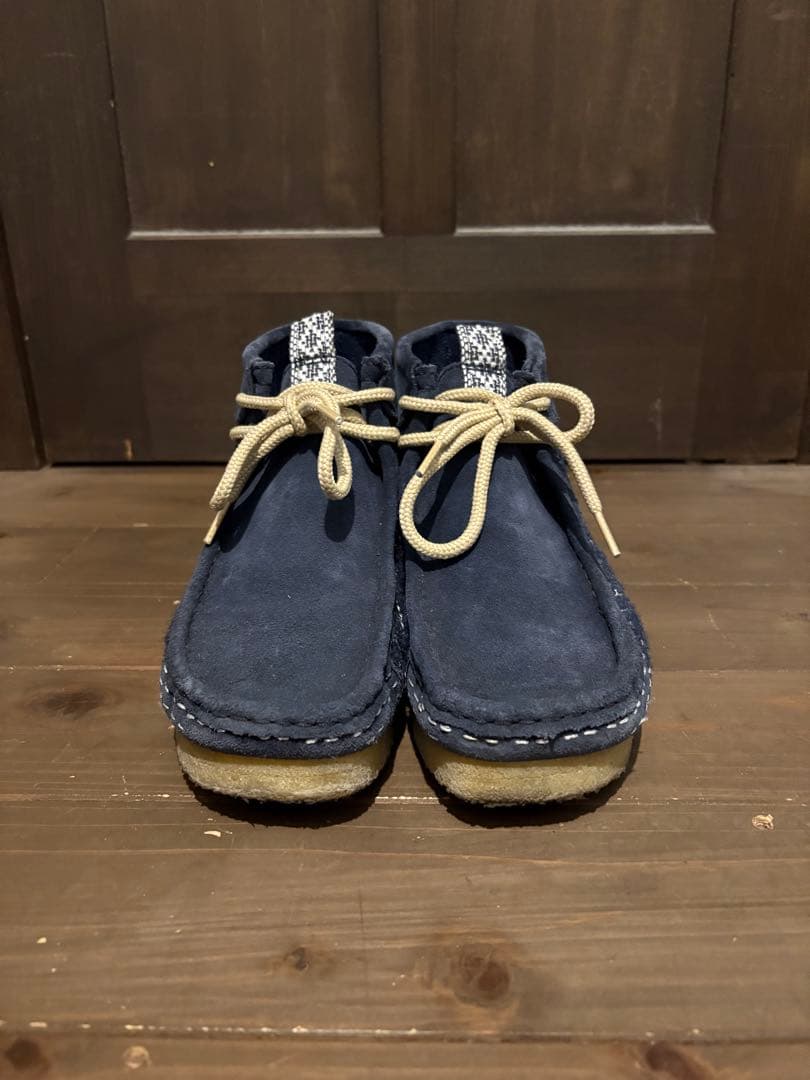 クラークス　オリジナル　刺子　ワラビーブーツ