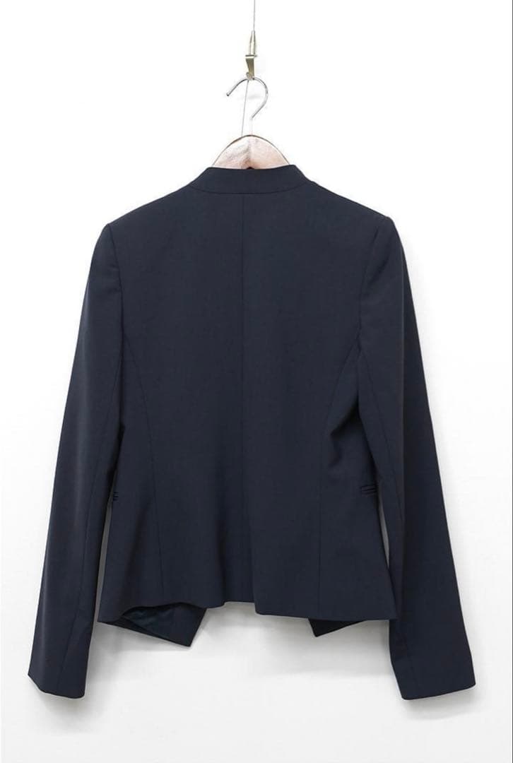 【Theory】セットアップ スーツ ノーカラー 00 ネイビー