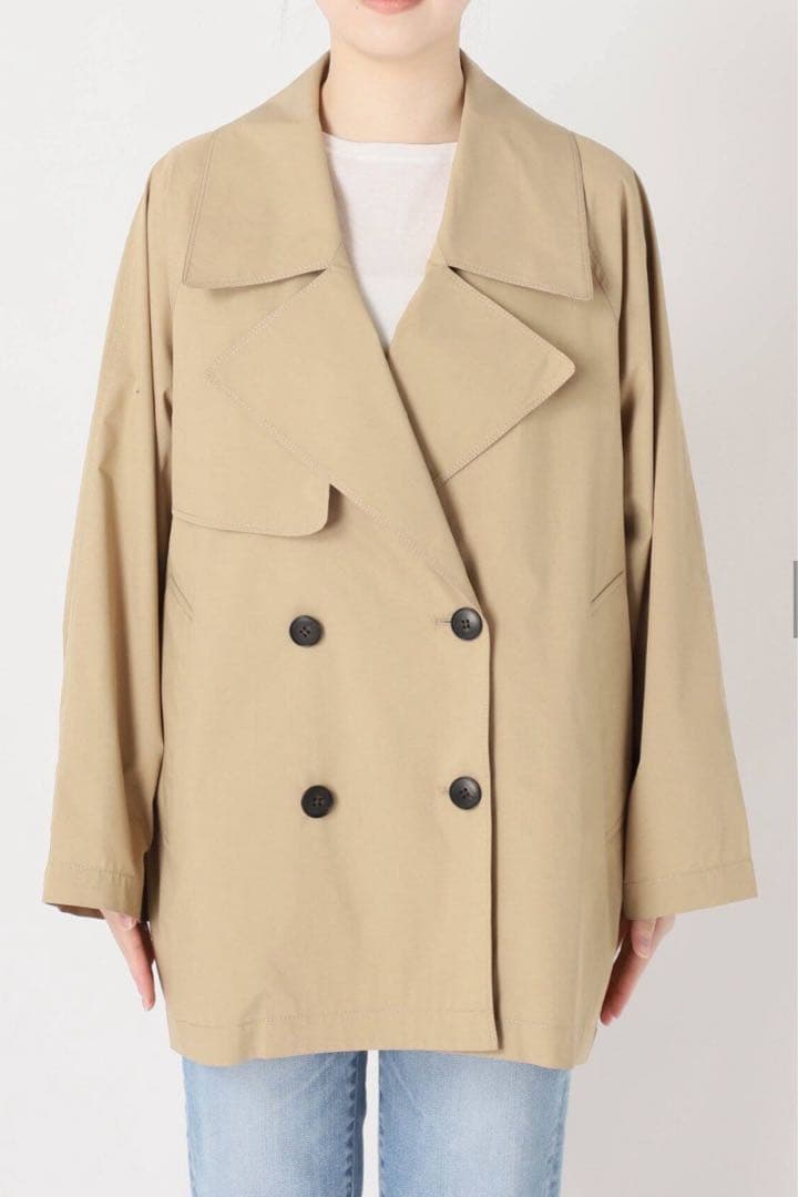 お値下げ　Spick and Span C/Pミドル丈トレンチコートベージュ36