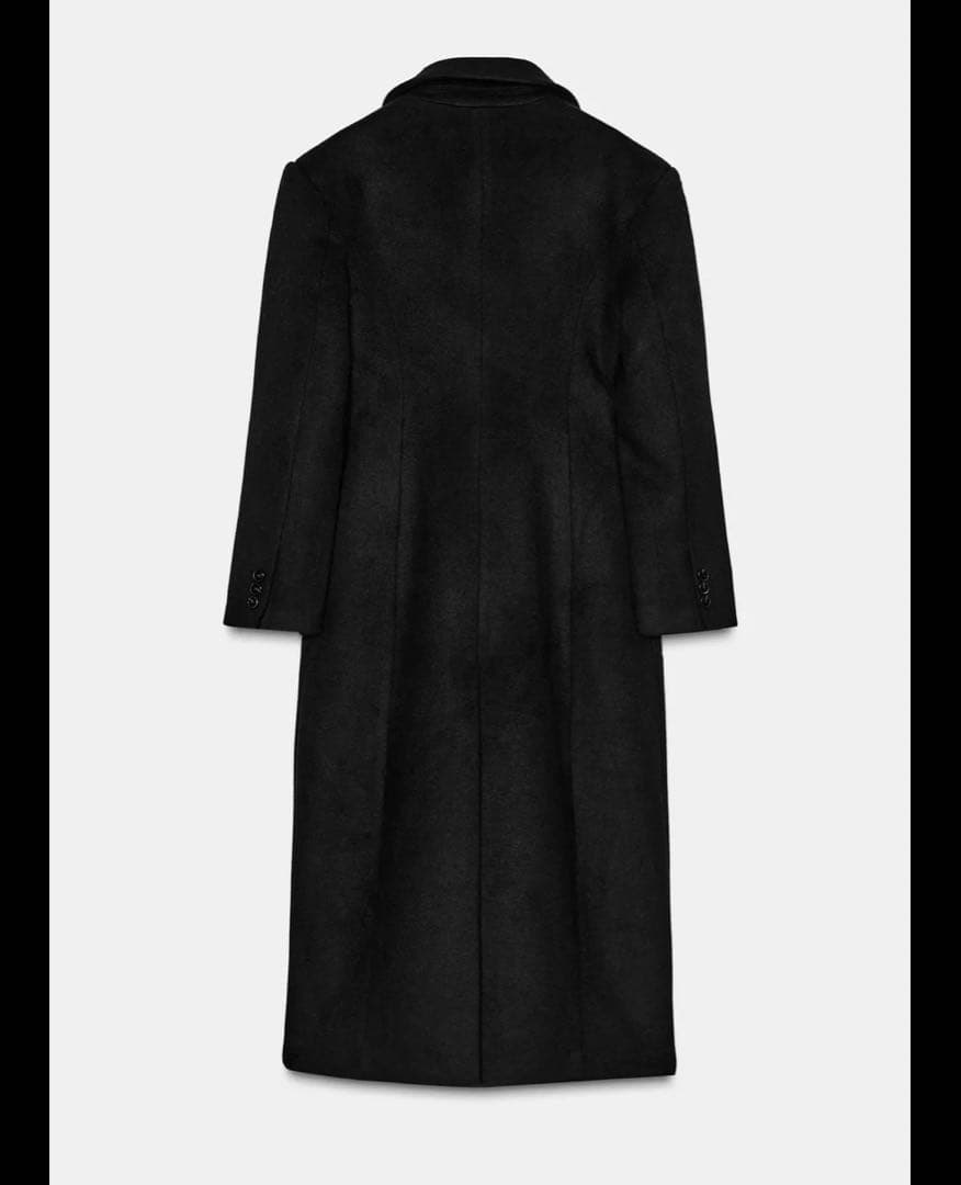 ZARA ウールブレンド エクストラロングコート XS