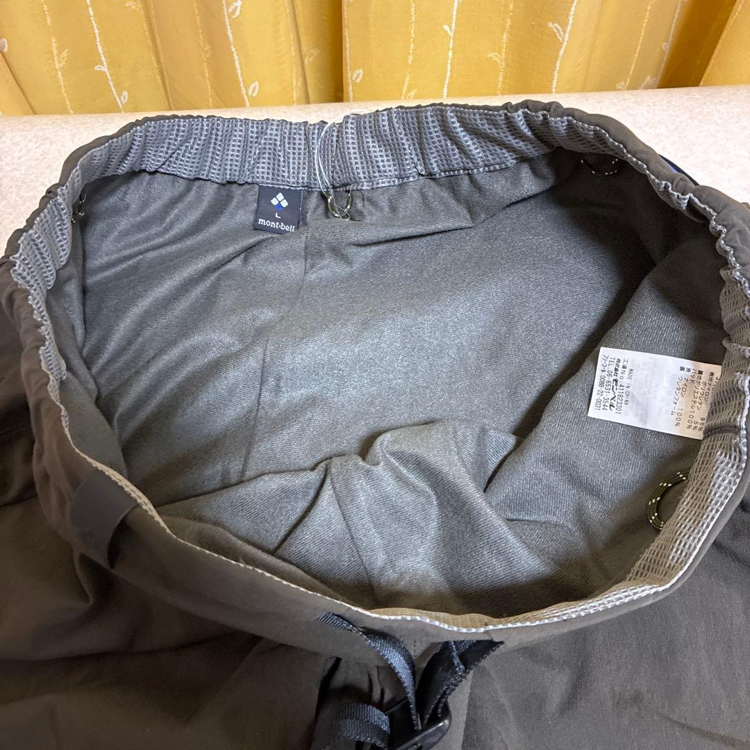 未使用　モンベル　サイクルライニングパンツ Men's L ブラックオリーブ