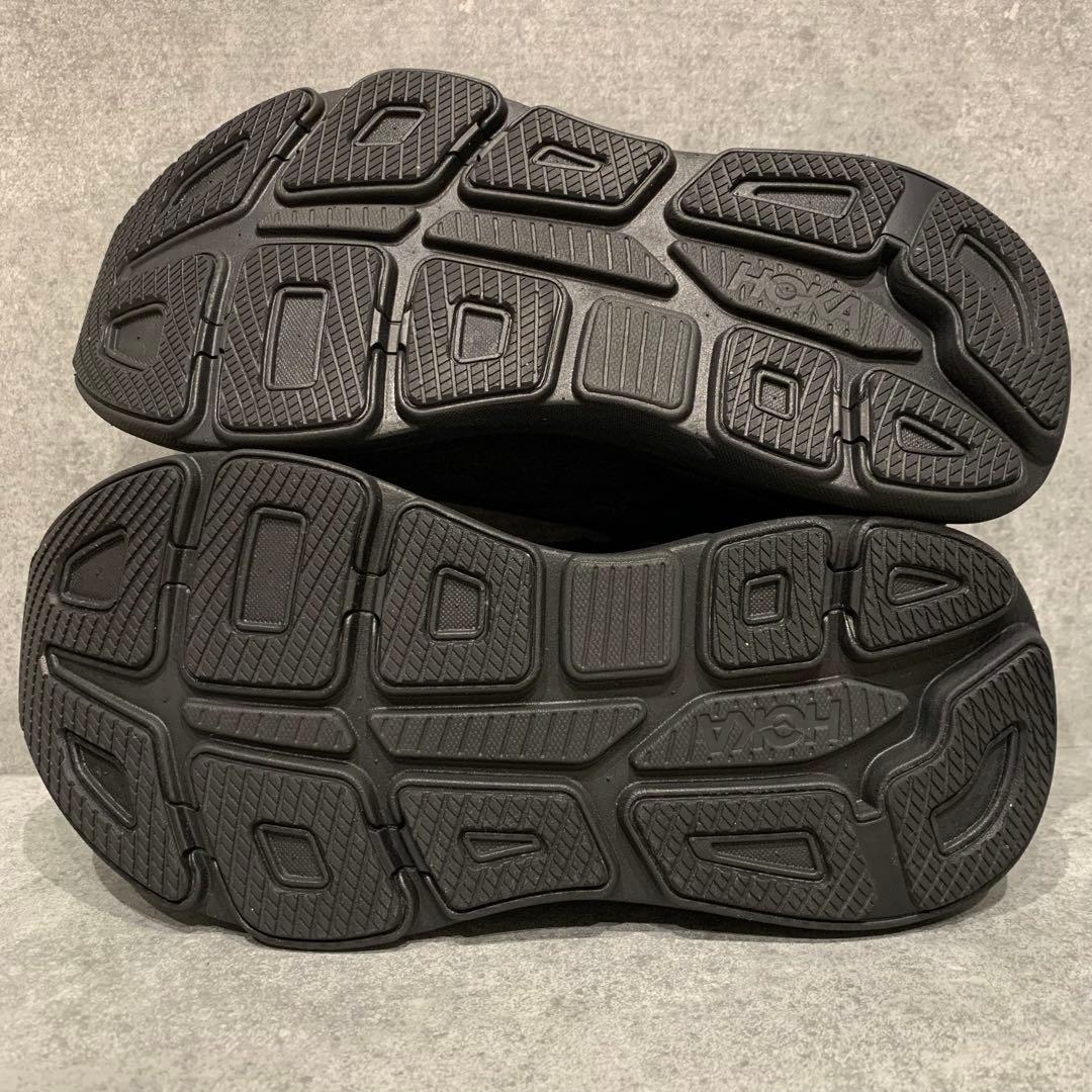 【未使用級】HOKA ONEONE BONDI 9 ブラック 24.5cm