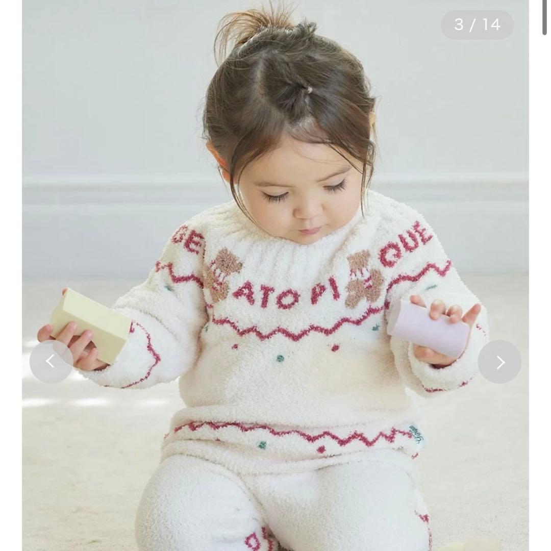 【yuppy】gelato pique 親子セット　ノルディックプルオーバ