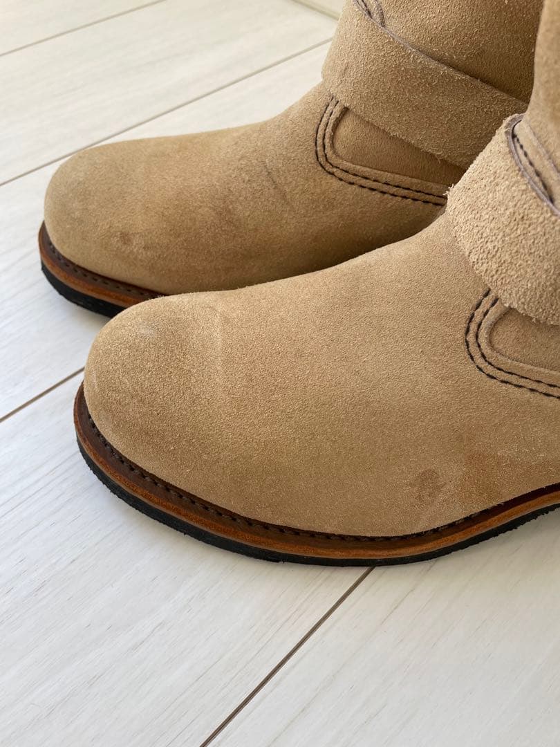 2008年 USA製 レッドウイング スエード エンジニアブーツ 8268