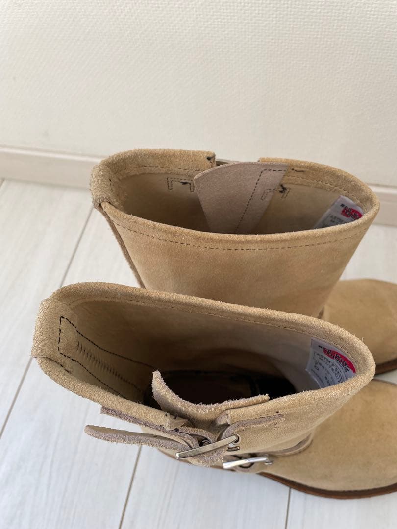 2008年 USA製 レッドウイング スエード エンジニアブーツ 8268