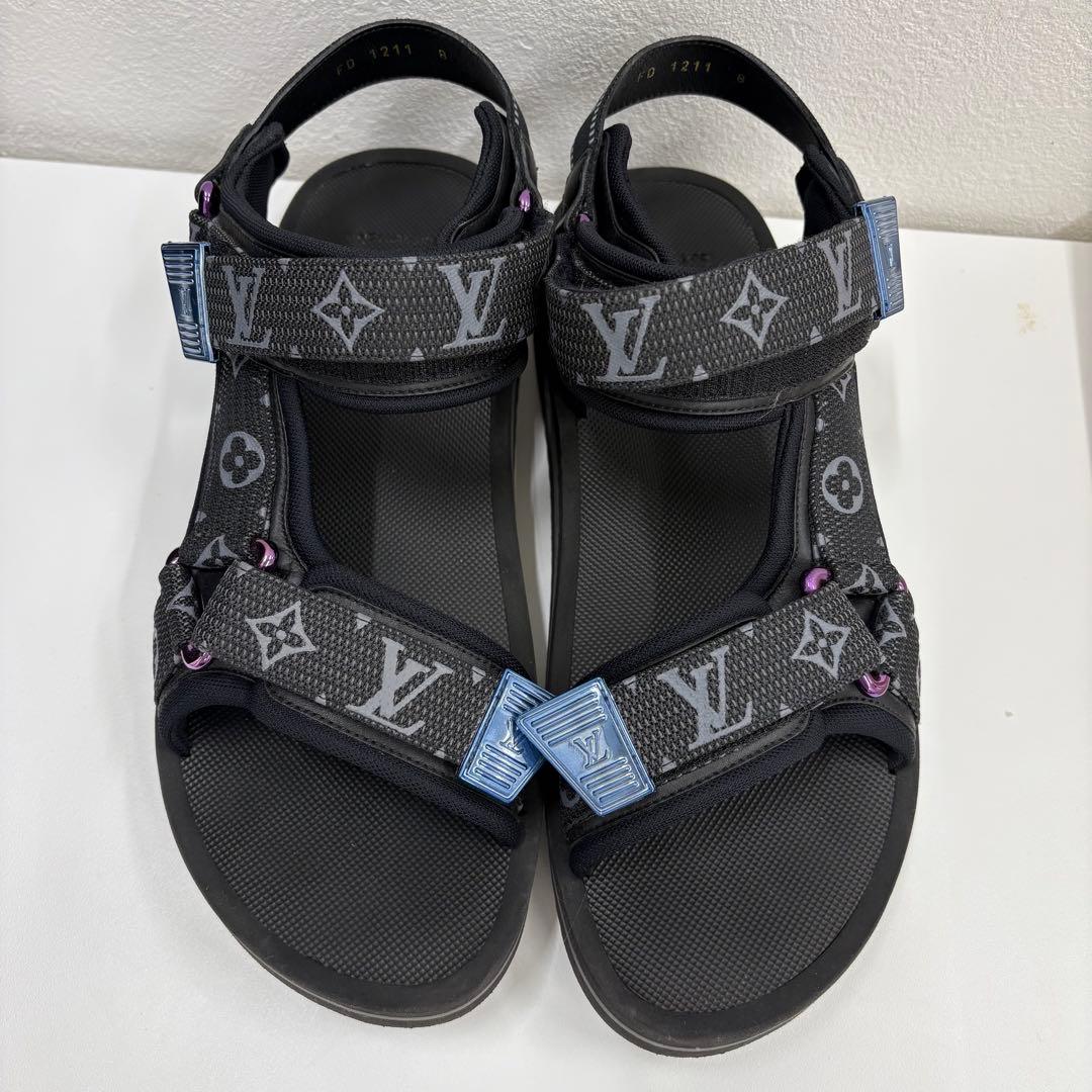 ルイヴィトン　パナマライン　サンダル　モノグラム　メンズ
