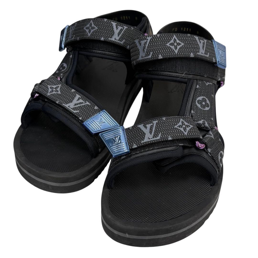 ルイヴィトン　パナマライン　サンダル　モノグラム　メンズ