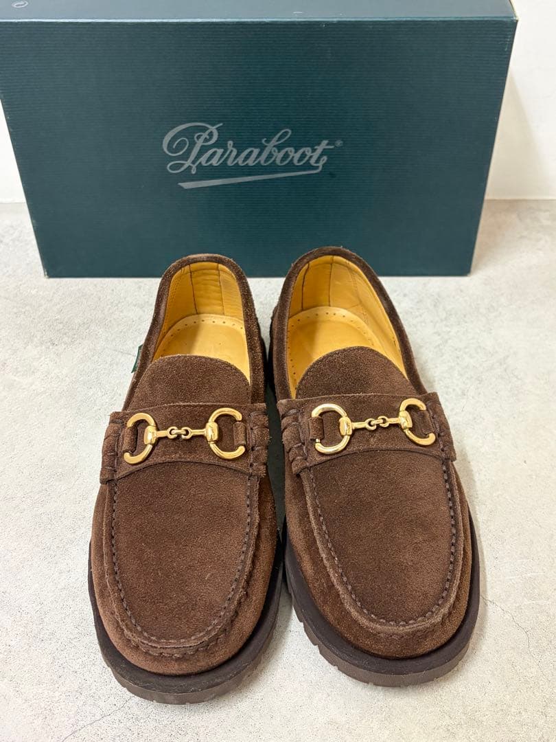 Paraboot ユナイテッドアローズ スウェードビットローファー