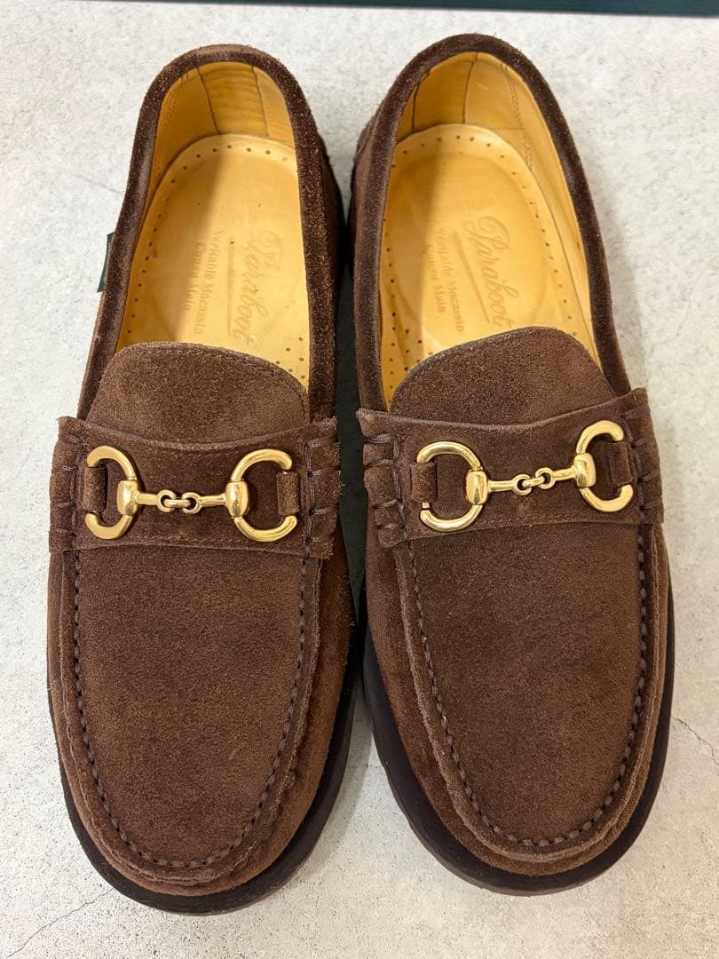 Paraboot ユナイテッドアローズ スウェードビットローファー