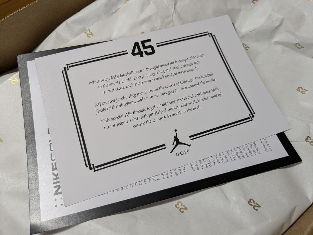 ナイキ ゴルフ 黒 Air Jordan 9 G NRG P24 新品