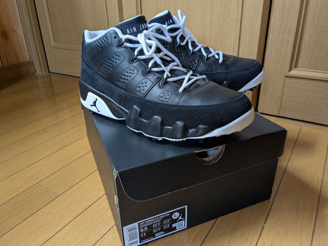 ナイキ ゴルフ 黒 Air Jordan 9 G NRG P24 新品