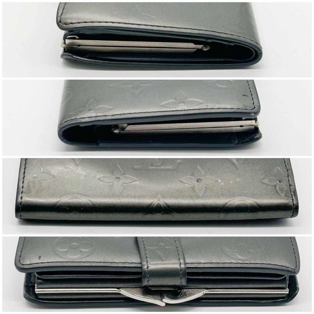 ルイヴィトン ポルトフォイユ ヴィエノワ ヴェルニ マット モノグラム がま口