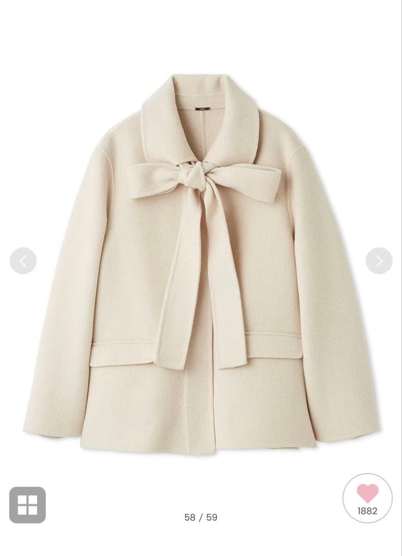 SNIDEL テーラードジャケット リバーリボンージャケット