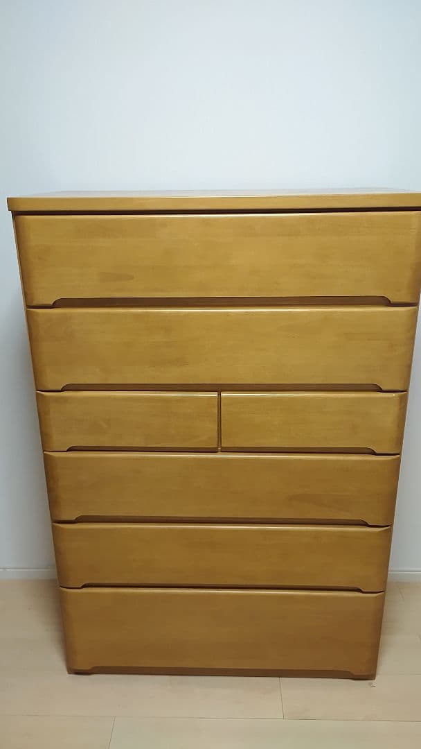 【美品】【梱包たのメル便送料込】ニトリ ハイチェスト 6段チェスト タンス
