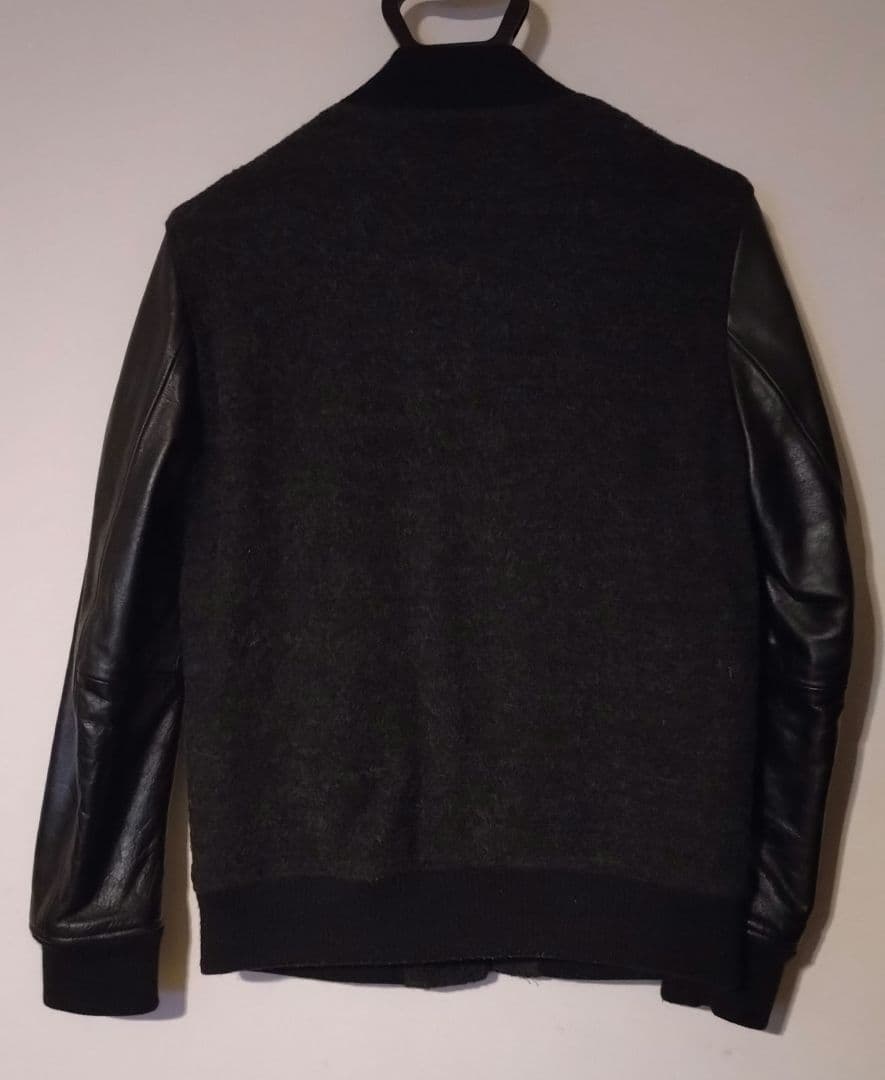 NOID ノーアイディー スタジャン ウール レザー袖 CAMBIO 革ジャン