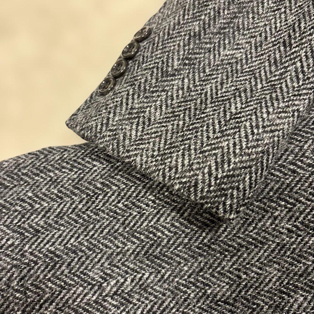 ポ*コ様 ビームスライツ Harris Tweed ヘリンボーン　テーラードジャ