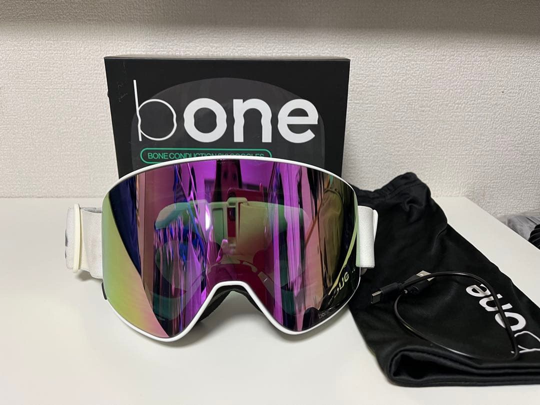 bone ミラーピンクレンズ ゴーグル